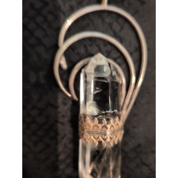 Vintage Quatz Natural Healing Crystal Pendant Hand Made - Picture 5 of 7